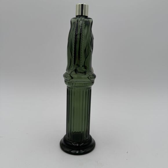 Vintage Avon Pony Post Decanter Tribute After Shave Green 1970s - Picture 6 of 9
